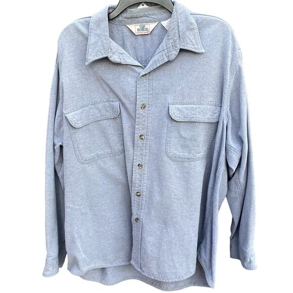 Redhead Vintage Gray Long Sleeve Button Up Shirt Size XL - Picture 1 of 4